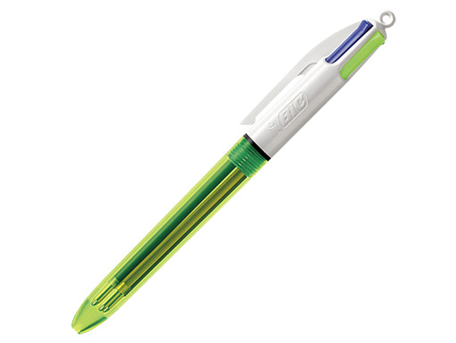 BIC 4 Colour Fluo Pen (50 Points)
