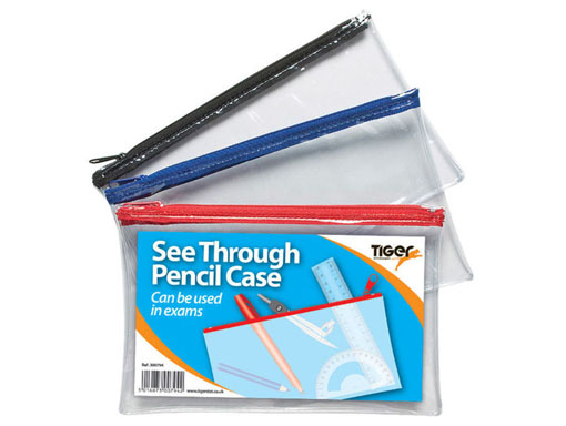 Clear Exam Pencil Case (20 Points)