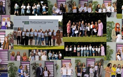 Weatherhead Students Celebrate Exceptional Achievements in their GCSEs and BTECs!